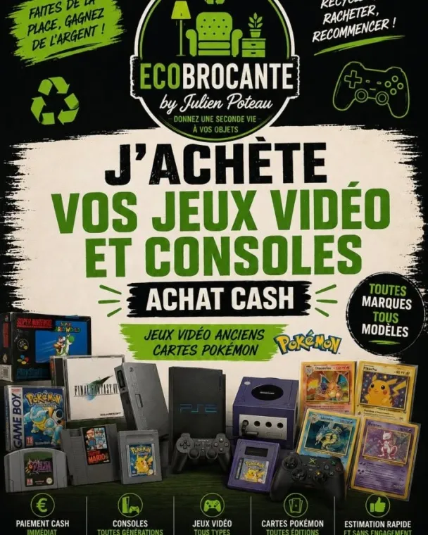 Rachat de jeux vidéo et consoles à Soissons