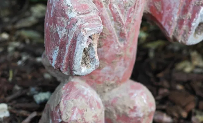Vente d'une statuette chinoise de danseur terre cuite 220 après J.C à Soissons, Soissons, Ecobrocante