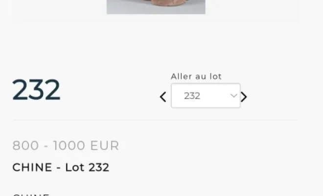 Vente d'une statuette chinoise de danseur terre cuite 220 après J.C à Soissons, Soissons, Ecobrocante